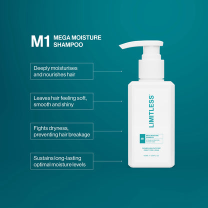 Limitless M1 Mega Moisture Shampoo 100ml