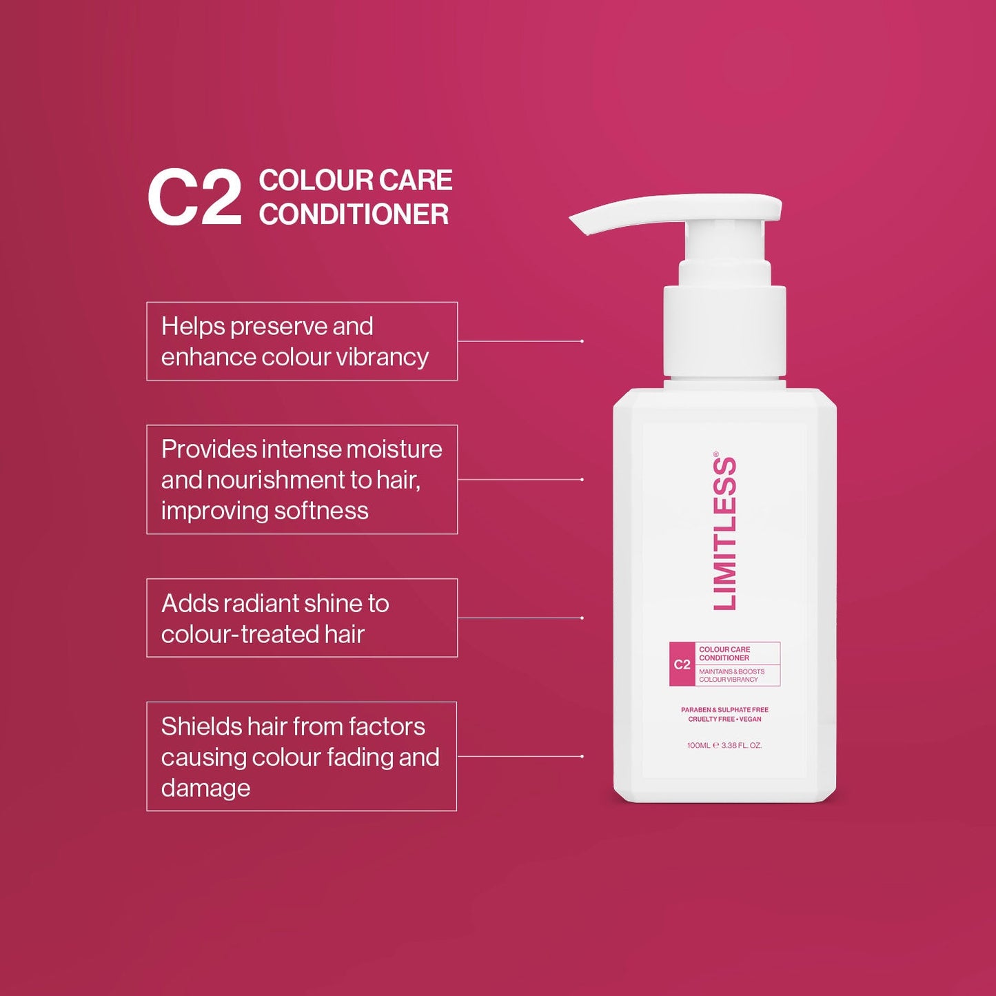 Limitless C2 Colour Care Conditioner 100ml