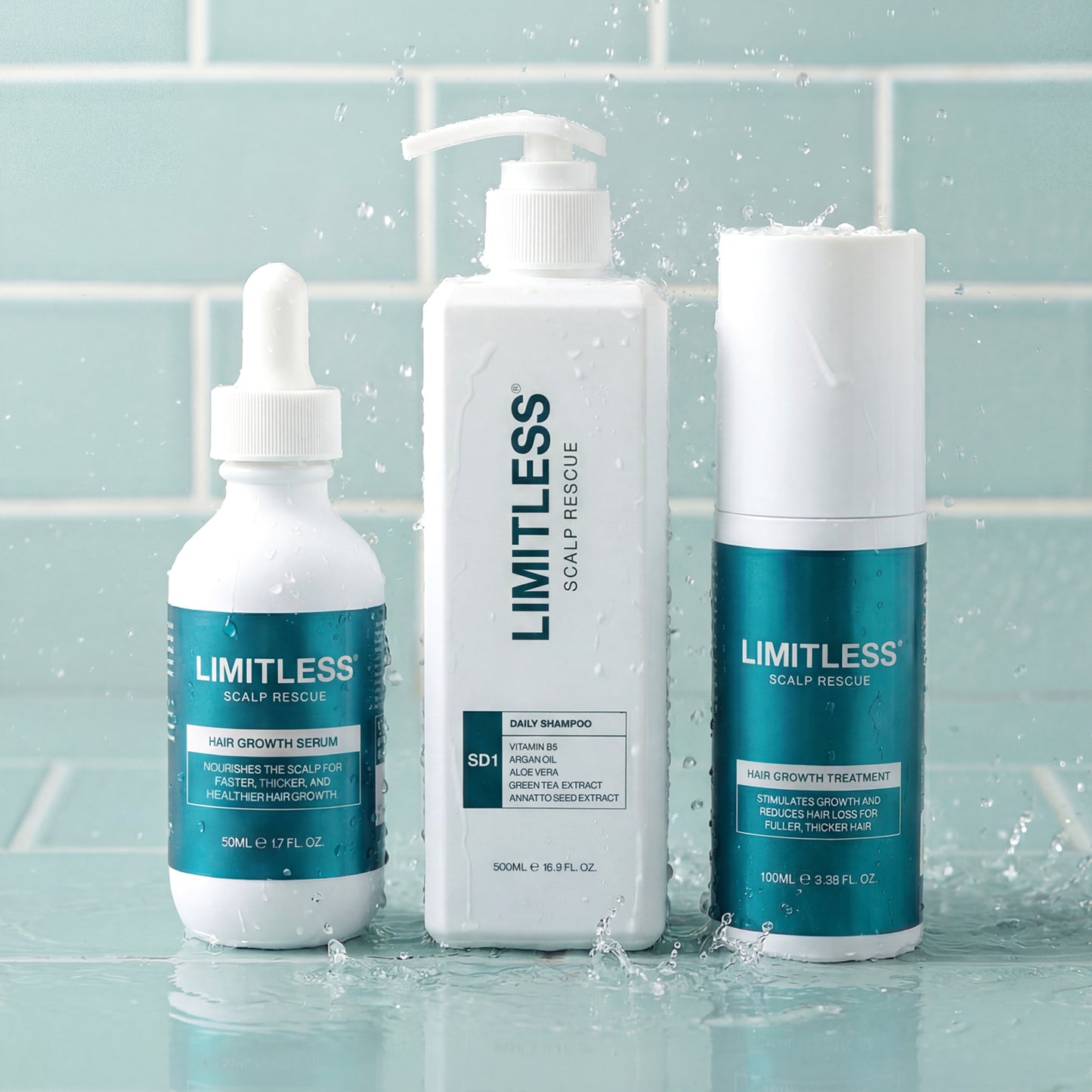 Limitless SD1 Scalp Rescue Daily Shampoo 500ml