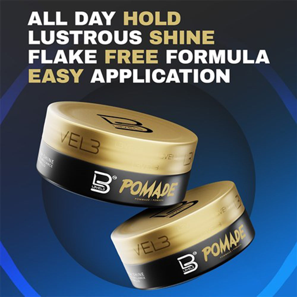 L3VEL3 High Shine Styling Pomade 150ml