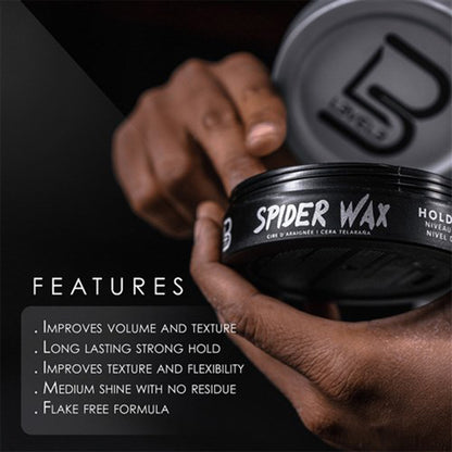 L3VEL3 Spider Wax Fiber Texture Wax 150g