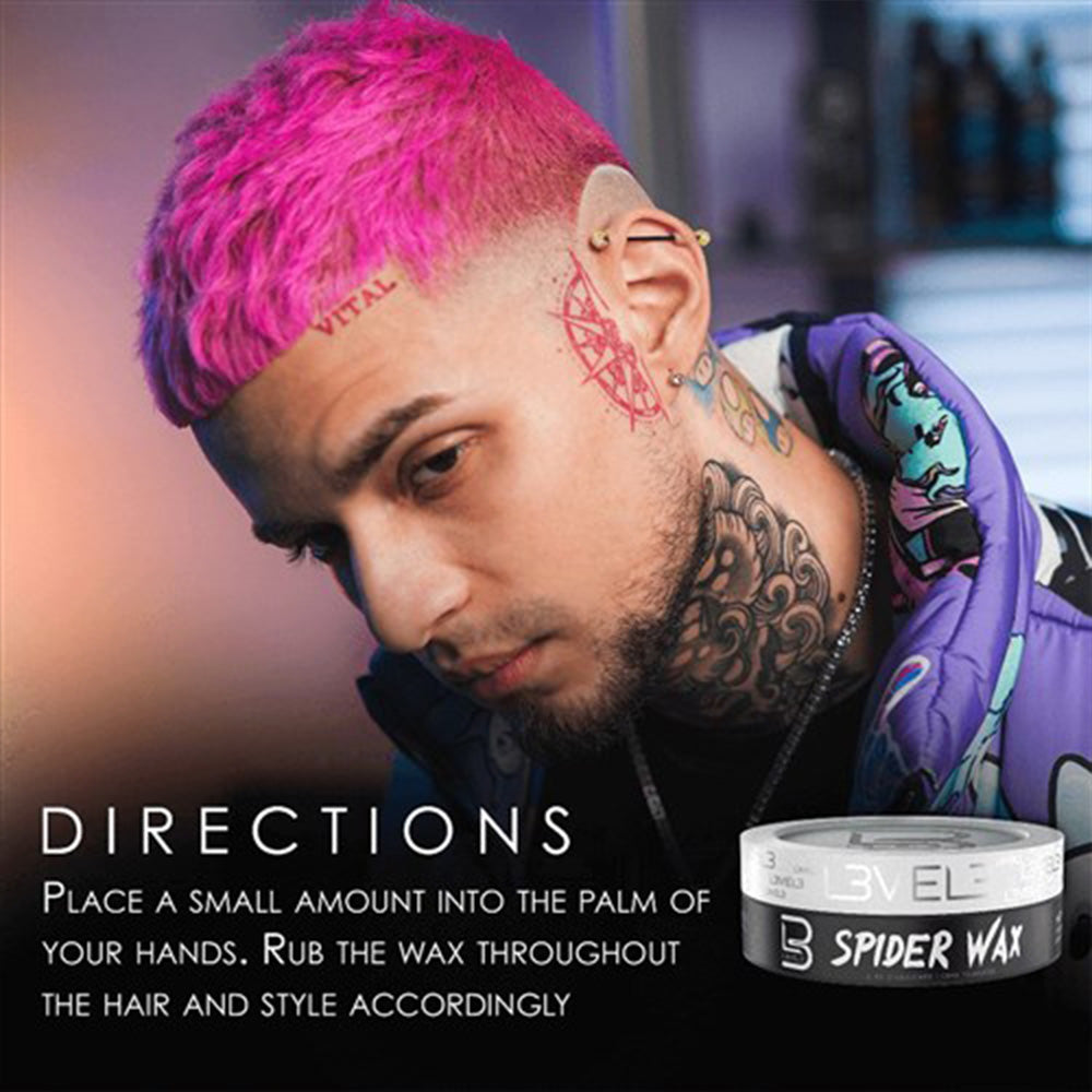 L3VEL3 Spider Wax Fiber Texture Wax 150g