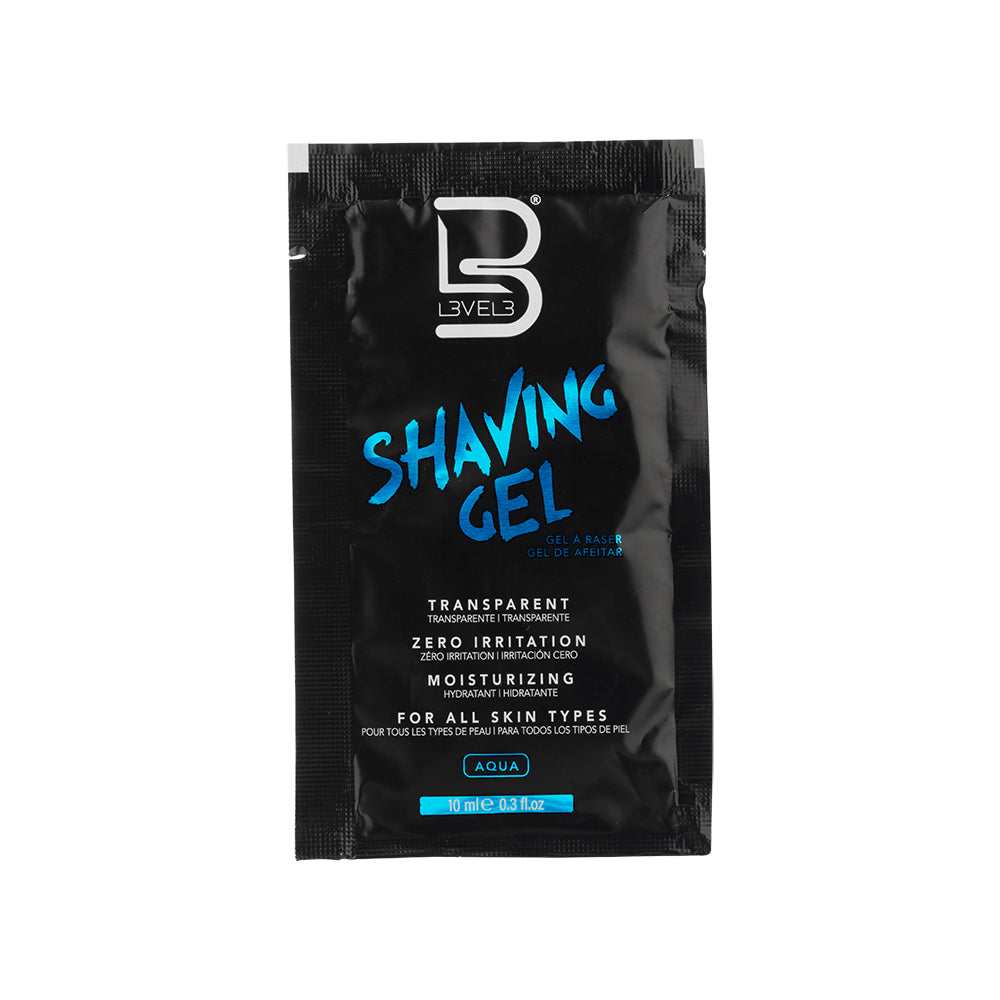 L3VEL3 Aqua Shaving Gel Sachet 10ml