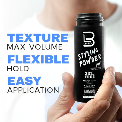L3VEL3 Strong Hold Styling Powder 30g