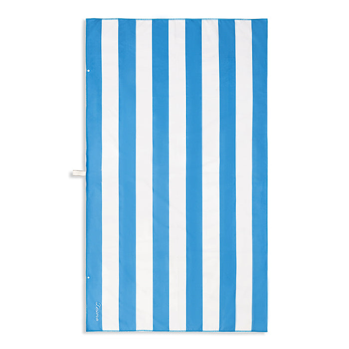 Lesimo Quick Dry Beach Towel Santorini Blue