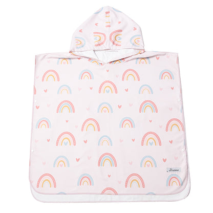 Lesimo Quick Dry Kids Hooded Towel Rainbow Large (7-12yrs)