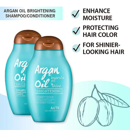 JUSTK Argan Oil Brightening Shampoo 350ml