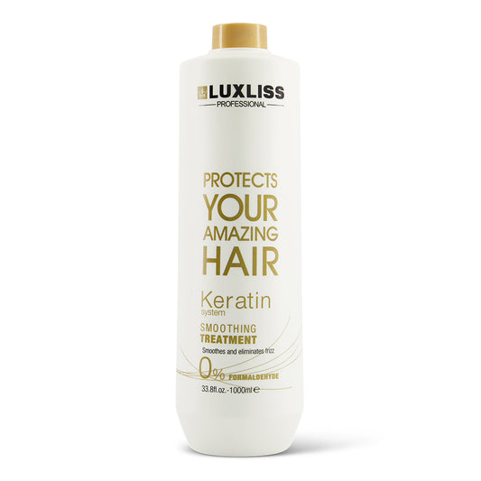 Luxliss Keratin Smoothing Treatment 0% Formaldehyde 1L