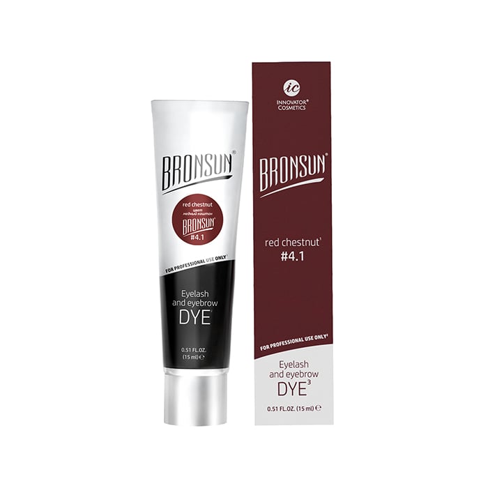 Bronsun Eyelash and Eyebrow Dye Red Chestnut #4.1 15ml