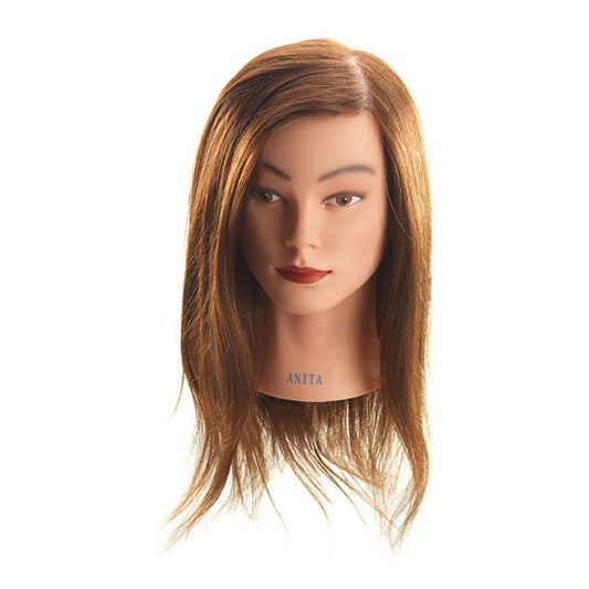 Hi Lift Mannequin Head Anita - Long Brown (40-45cm)