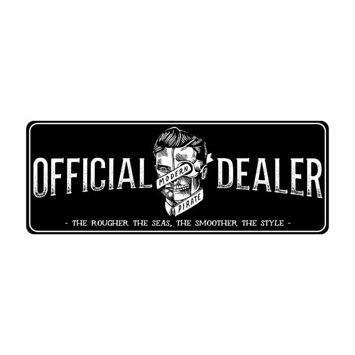 Modern Pirate Official Dealer Sticker