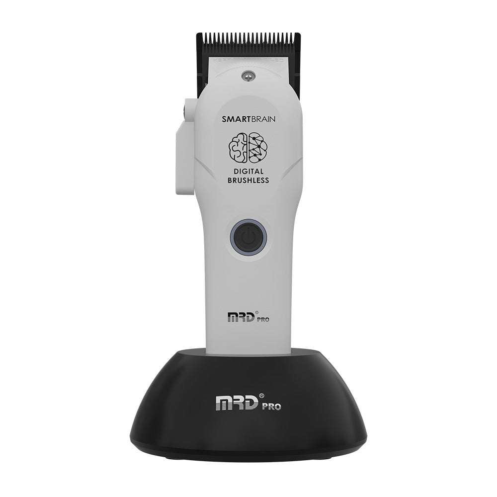 MRD Precision Smart Brain Digital Brushless Clipper - White