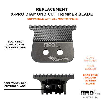 MRD Pro Smart Brain Diamond Cut Trimmer Blade