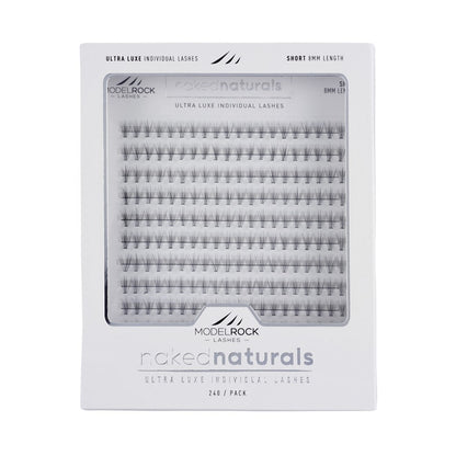 Modelrock Ultra Luxe Naked Naturals- 10D 8mm Bulk Tray 240Pk