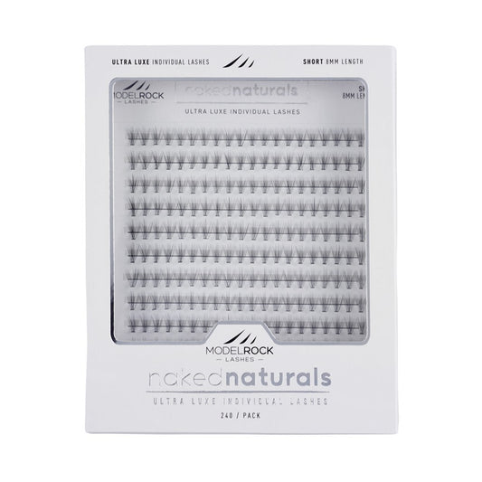 Modelrock Ultra Luxe Naked Naturals- 10D 8mm Bulk Tray 240Pk