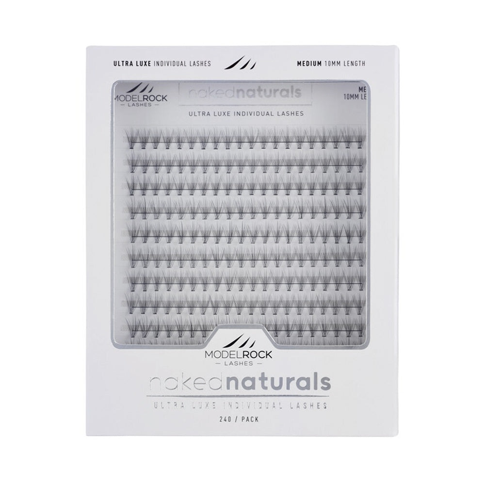 Modelrock Ultra Luxe Naked Naturals- 10D 10mm Bulk Tray 240Pk
