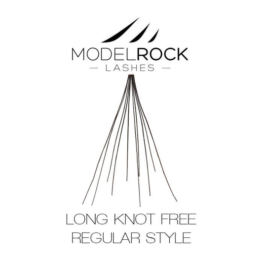 Modelrock Premium Lashes - Individual Regular Style Long Knot Free