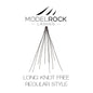 Modelrock Premium Lashes - Individual Regular Style Long Knot Free