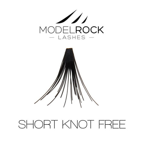 Modelrock Premium Lashes - Individual Double Style Short Knot Free