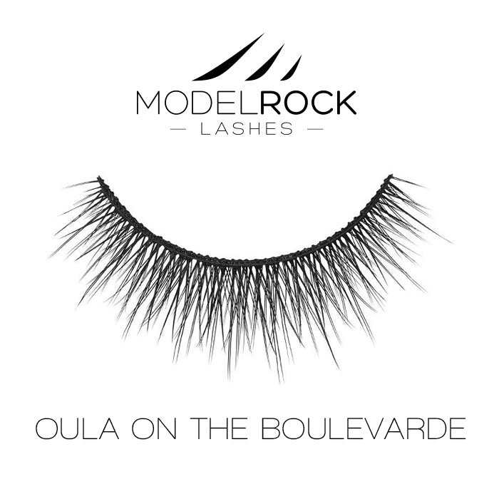 Modelrock Double Layered Lashes Oula on the Boulevarde