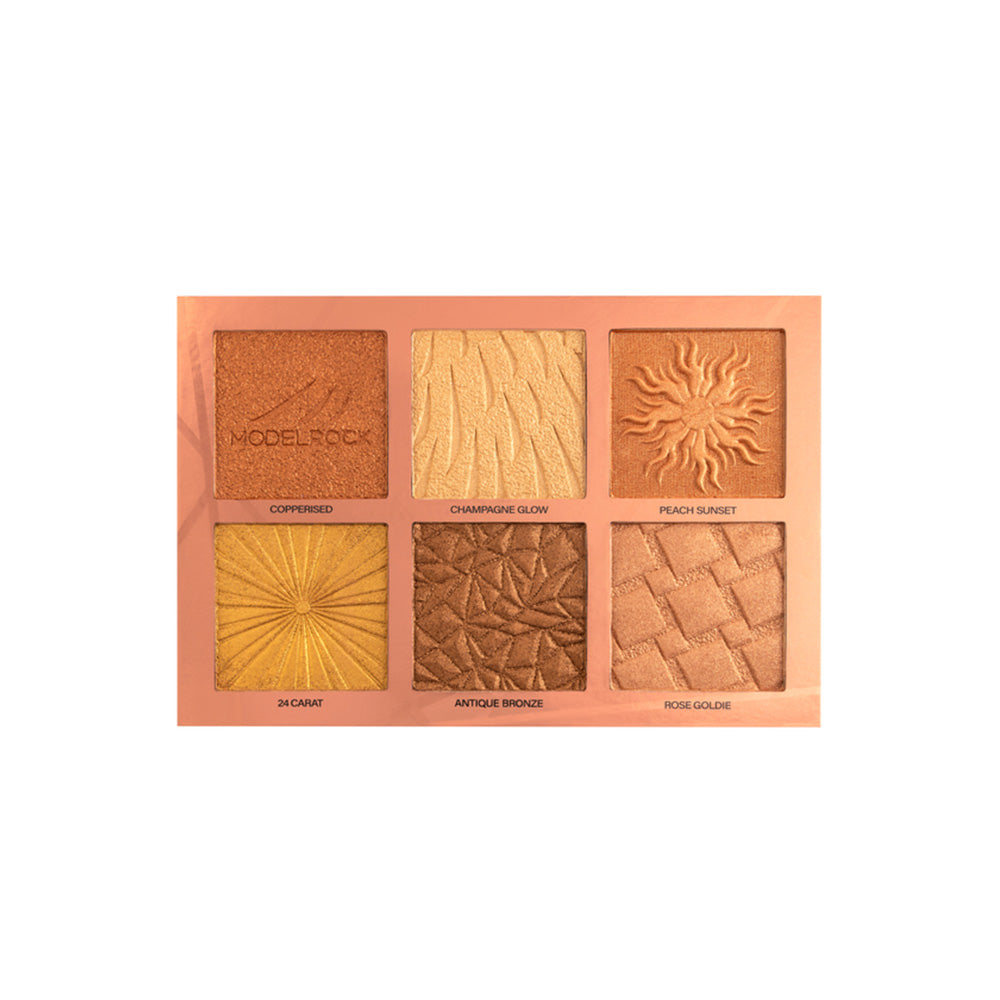 Modelrock Glow Your Way Volume 2 6-Shade Highlighter Palette