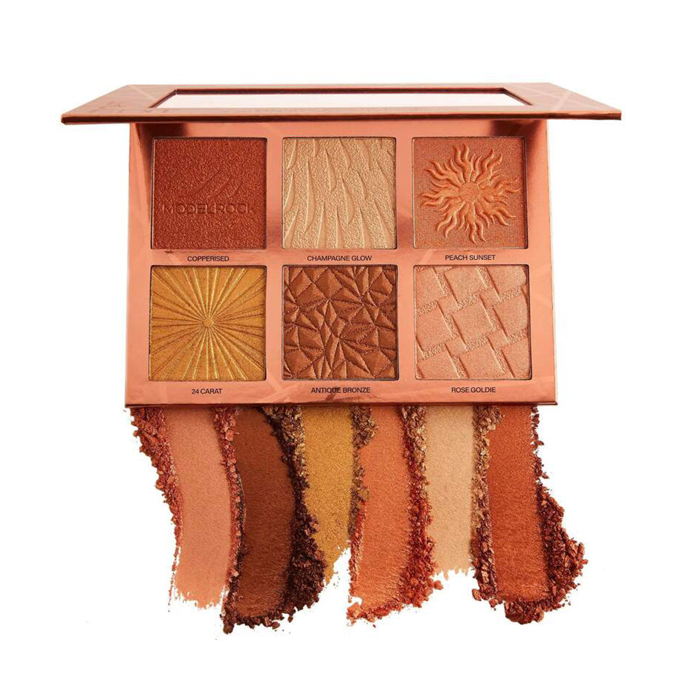 Modelrock Glow Your Way Volume 2 6-Shade Highlighter Palette
