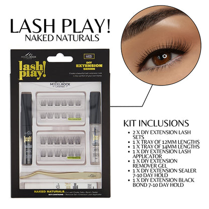 Modelrock LASH PLAY DIY Lash Extensions Kit NAKED NATURALS