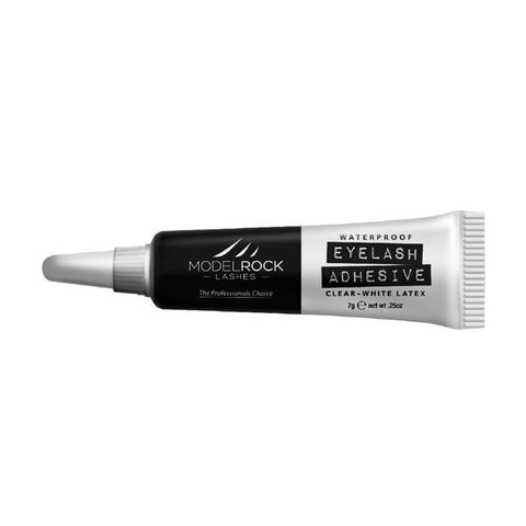 Modelrock Waterproof Eyelash Adhesive Clear White Latex 7g
