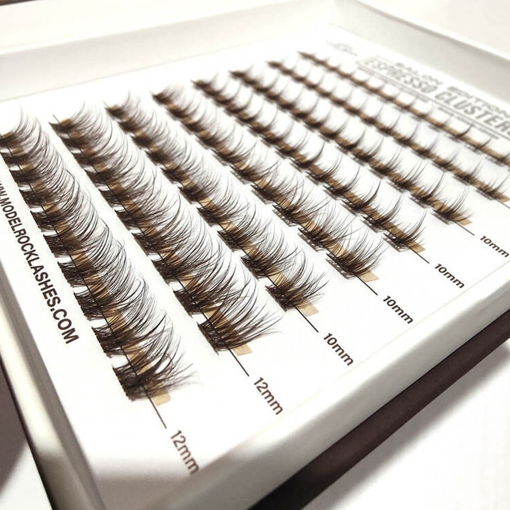 Modelrock Salon Edition Espresso Clusters Style #1 Mixed Lengths 96Pk