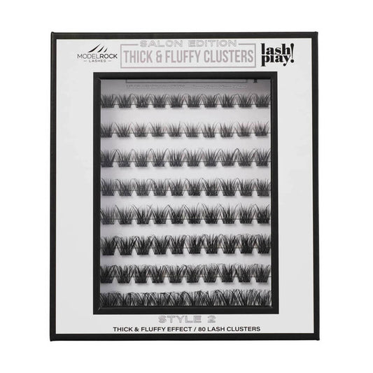 Modelrock Salon Edition Thick & Fluffy Clusters Style #2 Mixed Lengths 80Pk