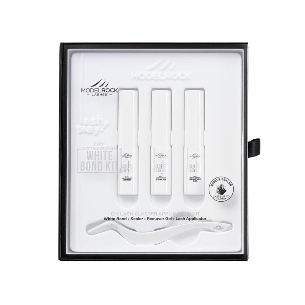 Modelrock LASH PLAY - DIY Cluster Lash Application Mini Kit 4 Piece - White