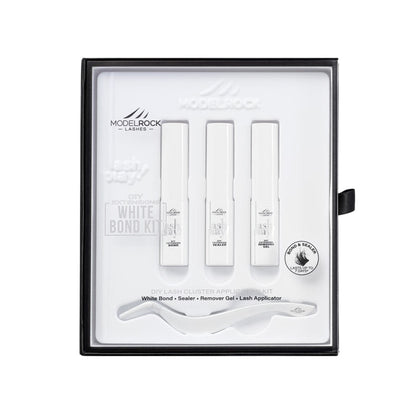 Modelrock LASH PLAY - DIY Cluster Lash Application Mini Kit 4 Piece - White