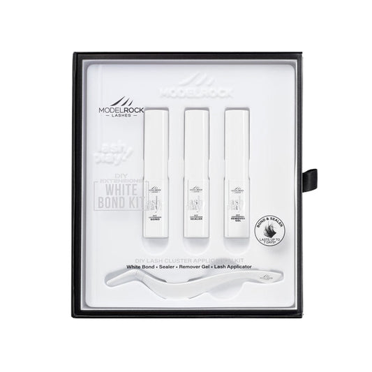Modelrock LASH PLAY - DIY Cluster Lash Application Mini Kit 4 Piece - White