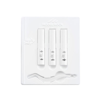 Modelrock LASH PLAY - DIY Cluster Lash Application Mini Kit 4 Piece - White