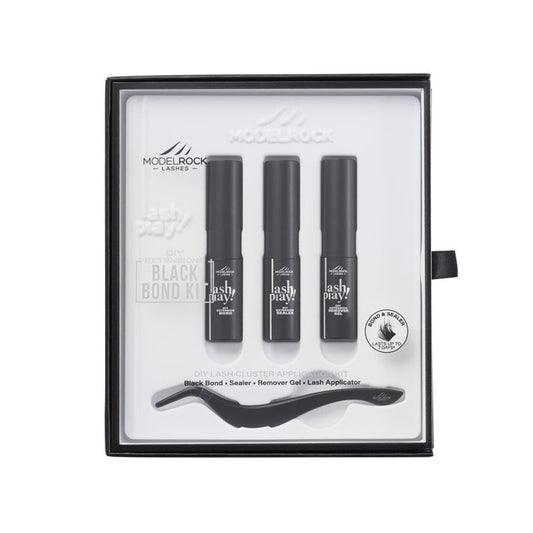 Modelrock LASH PLAY - DIY Cluster Lash Application Mini Kit 4 Piece - Black