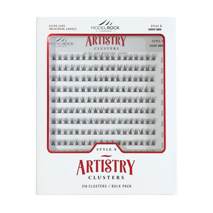 Modelrock Artistry Clusters - Style #8 SHORT 8mm Bulk Tray 216Pk