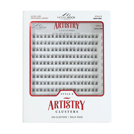 Modelrock Artistry Clusters - Style #8 SHORT 8mm Bulk Tray 216Pk