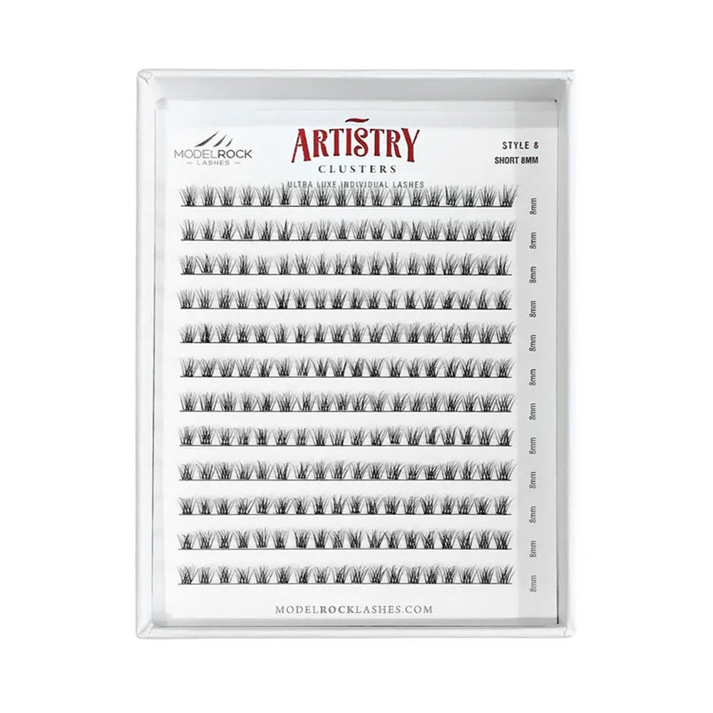 Modelrock Artistry Clusters - Style #8 SHORT 8mm Bulk Tray 216Pk