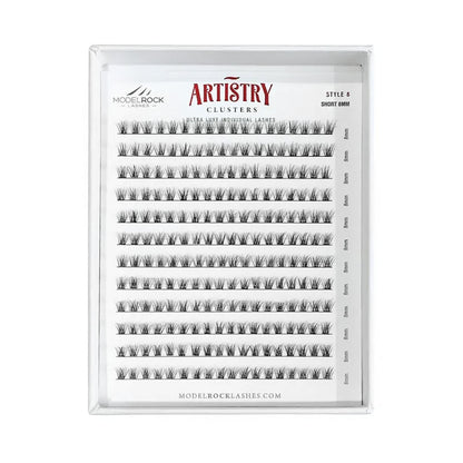 Modelrock Artistry Clusters - Style #8 SHORT 8mm Bulk Tray 216Pk