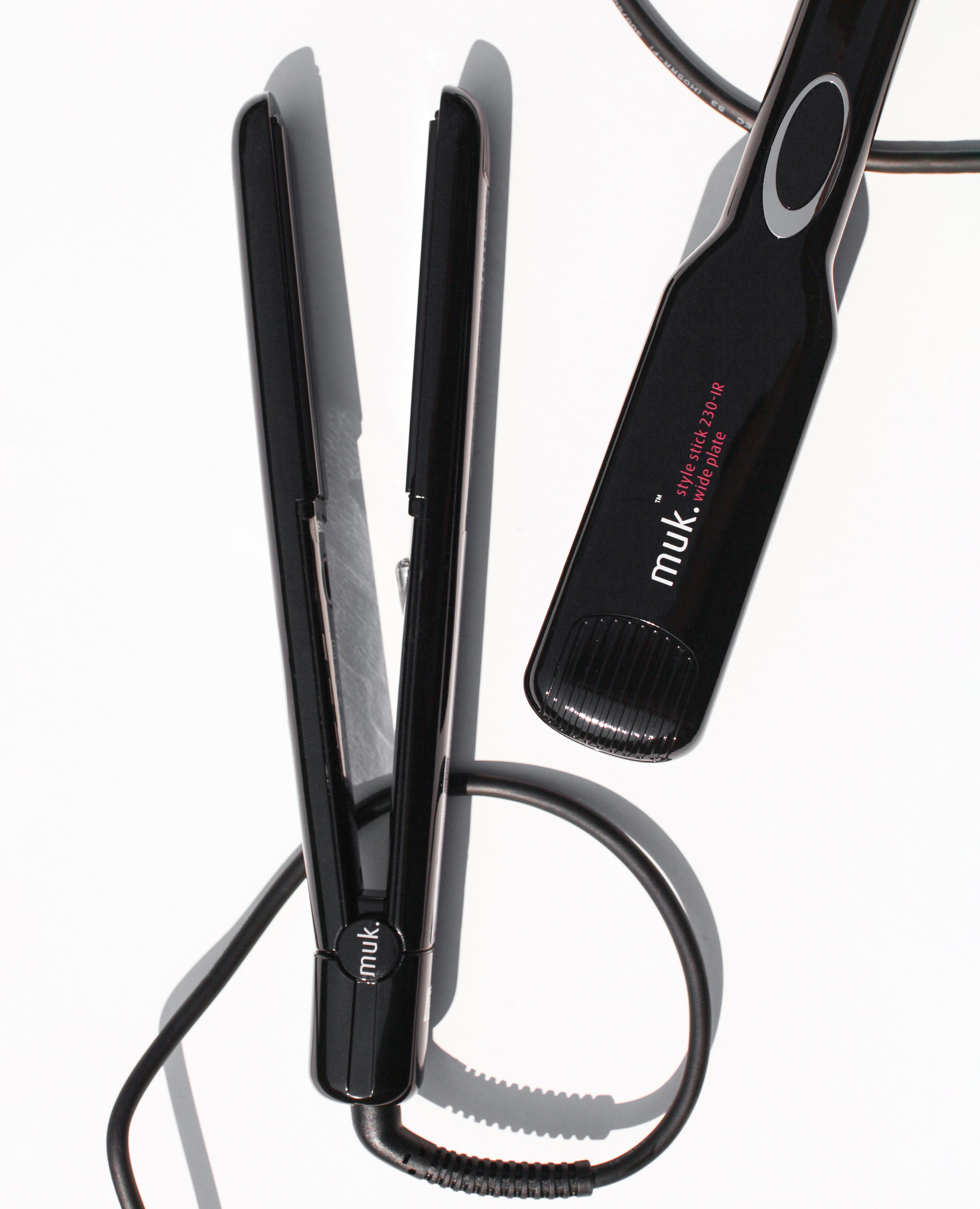 Muk Hair Straightener Muk Style Stick 230 IR Wide Plate AMR Hair Beauty