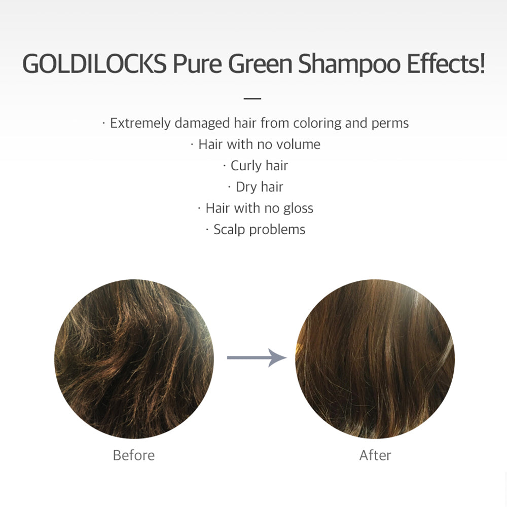 NK Goldilocks Pure Green Volume Shampoo 500ml