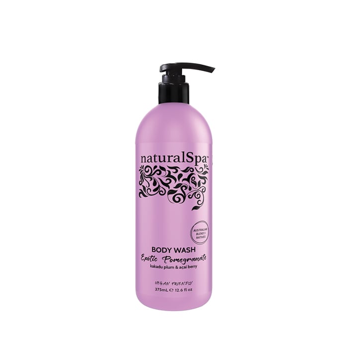 Natural Look NaturalSpa Exotic Pomegranate Body Wash 375ml