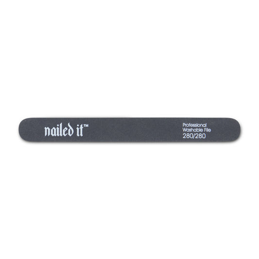 Nailed It Nail File Black Beauty #280/280 1Pc