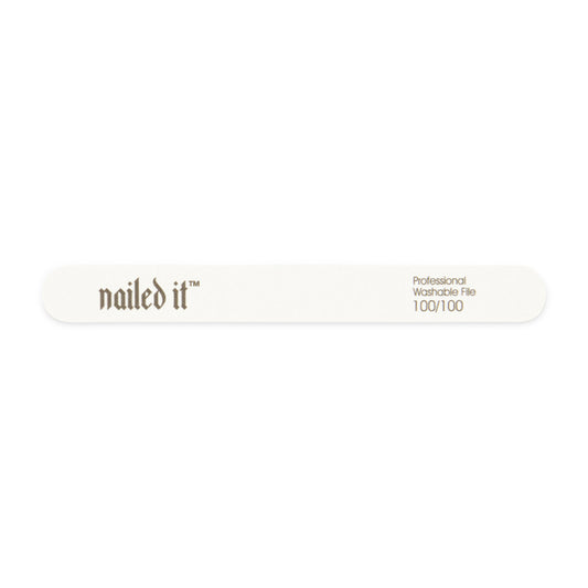 Nailed It Nail File White #100/100 1Pc