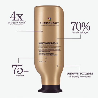 Pureology Nanoworks Gold Conditioner 266ml