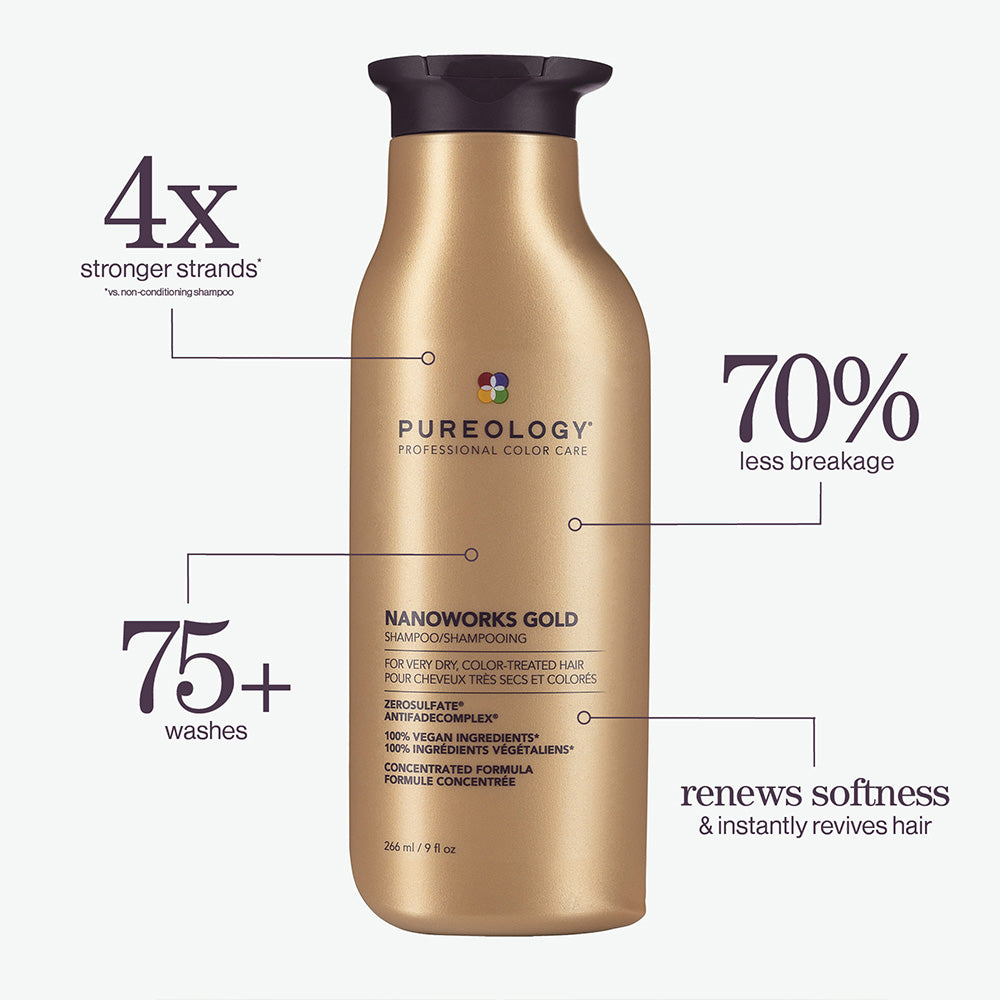 Pureology Nanoworks Gold Shampoo 266ml