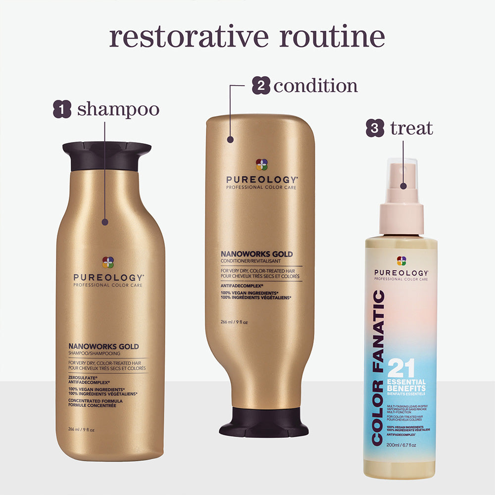 Pureology Nanoworks Gold Shampoo 266ml