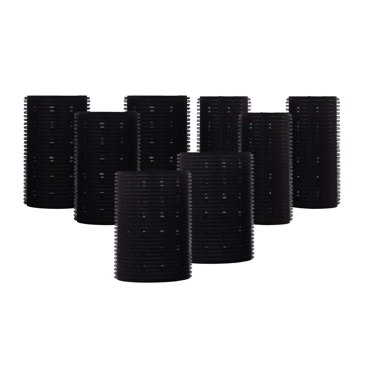 Polaris Aluminium Thermal Rollers Black 8Pk