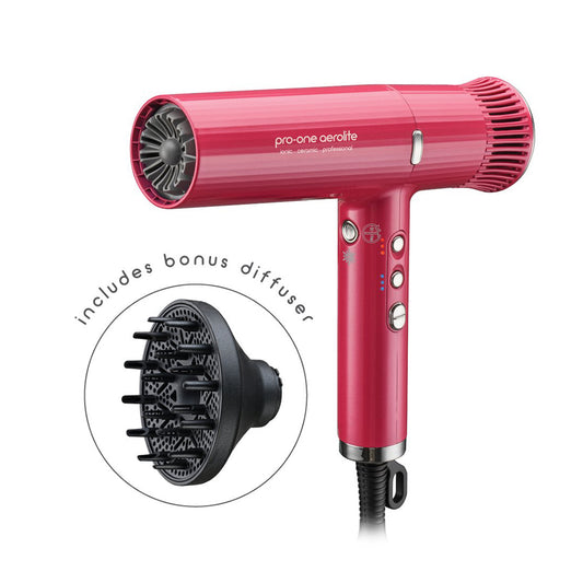 Pro-One AEROLITE Hairdryer - Pink Diamond 