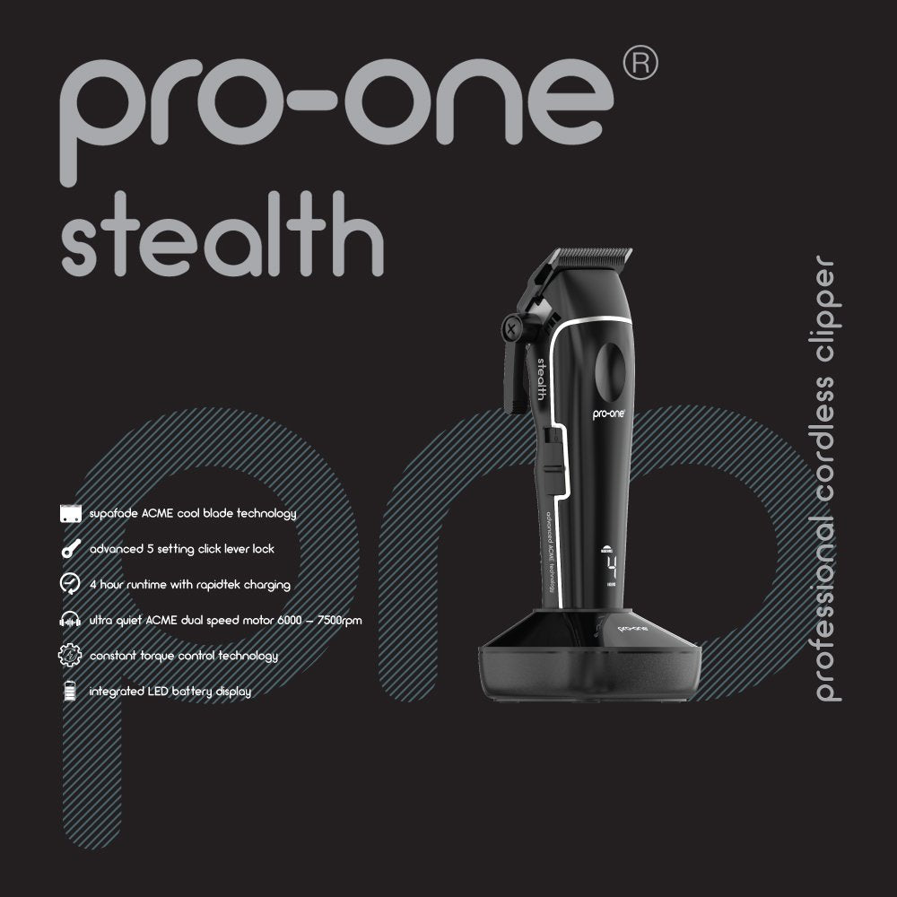 Pro-One Stealth Professional Cordless Clipper